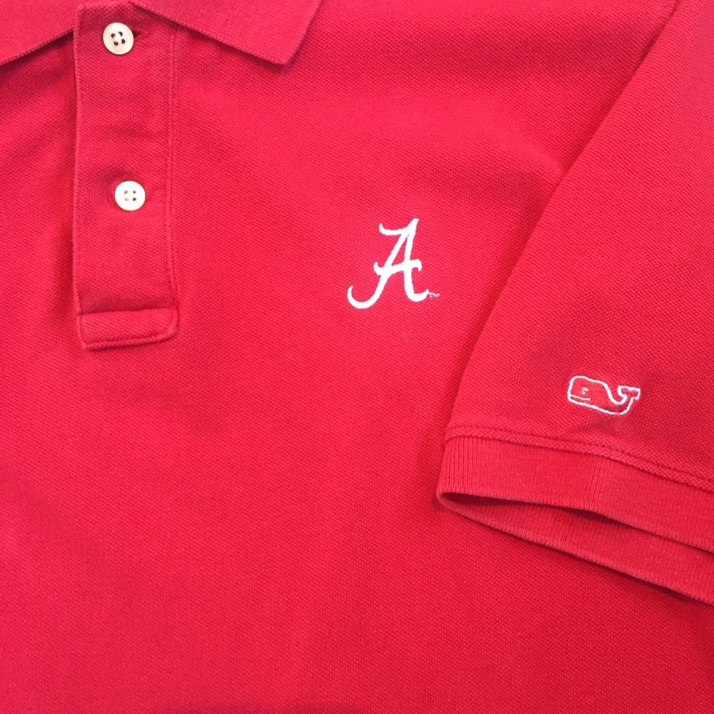 Crimson Alabama Vineyard Vines Polo - Size L
